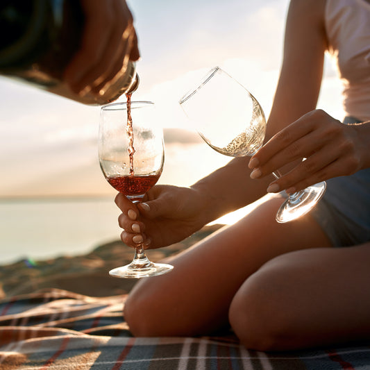 Sassicaia picnic at the Beach